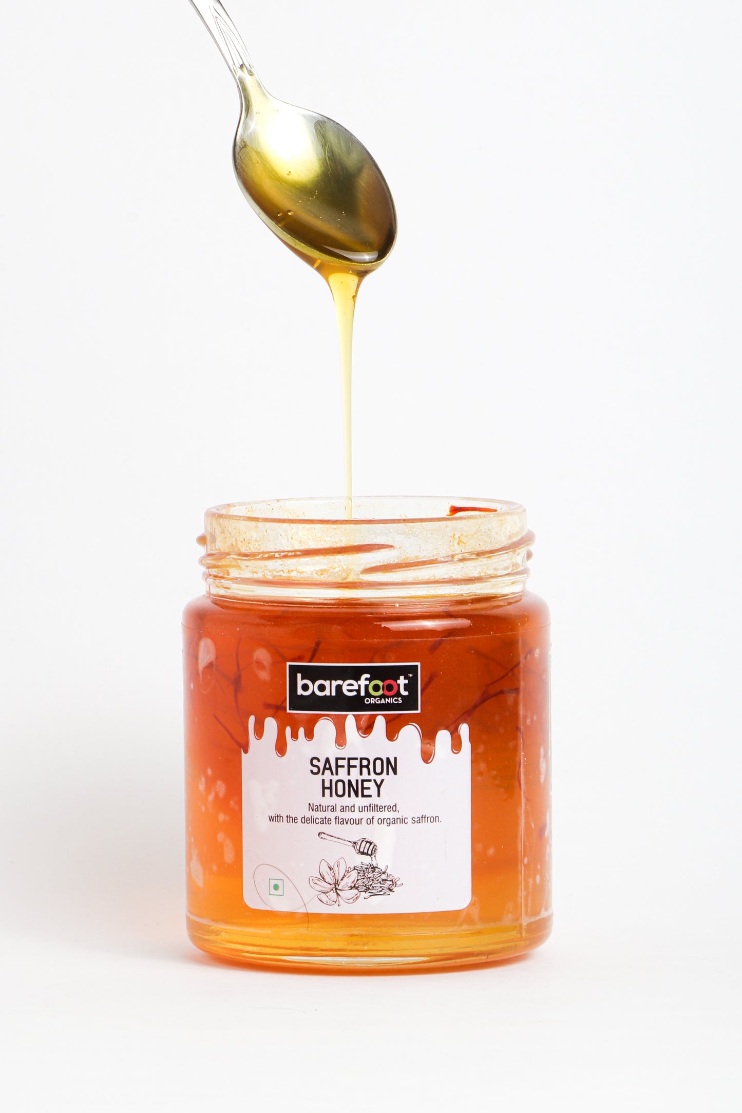 Organic Saffron Honey 250 Gms